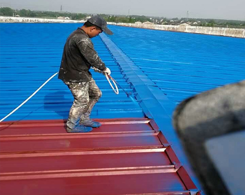 車間彩鋼瓦隔熱涂裝工程能不能起到防水作用